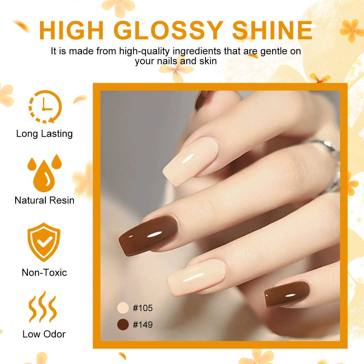 LIMEGIRL 6pcs Gel Nail Polish Set  All Seasons UV Semi Permanent Gel Nail Polish Kits UV LED Soak Off Gel Varnish Nail Art Set
