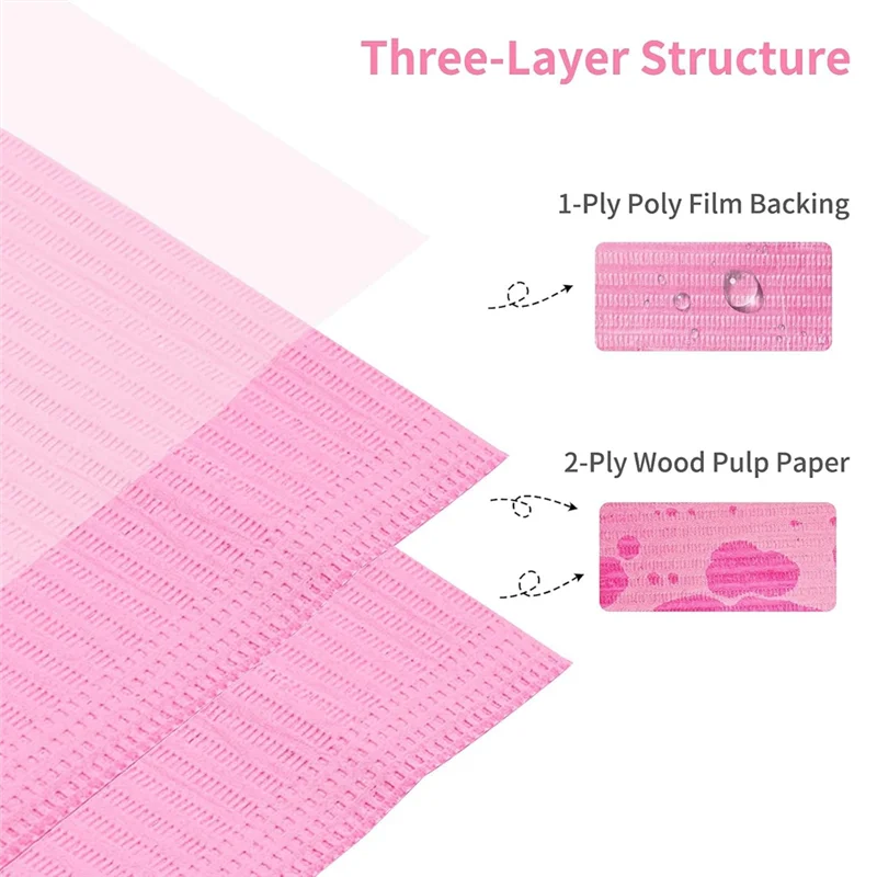 ABVA-125Pcs Disposable Nail Mats Foldable Nail Paper Towels For Salon Manicure Tattoo